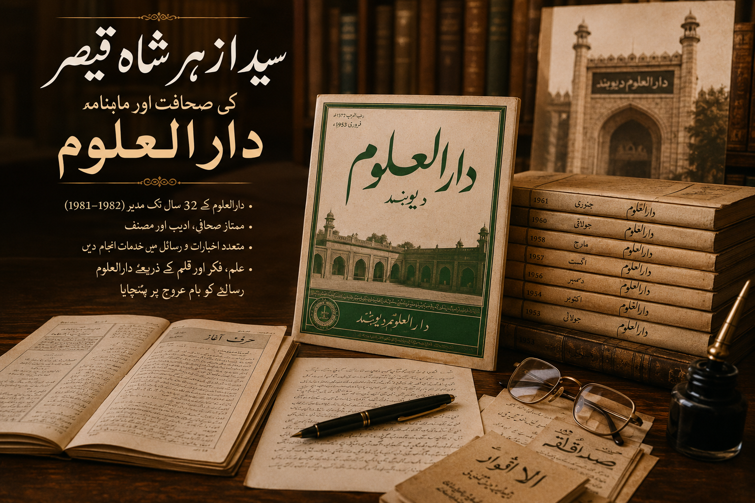 سید ازہر شاہ قیصر کی صحافت اور ماہنامہ دارالعلوم