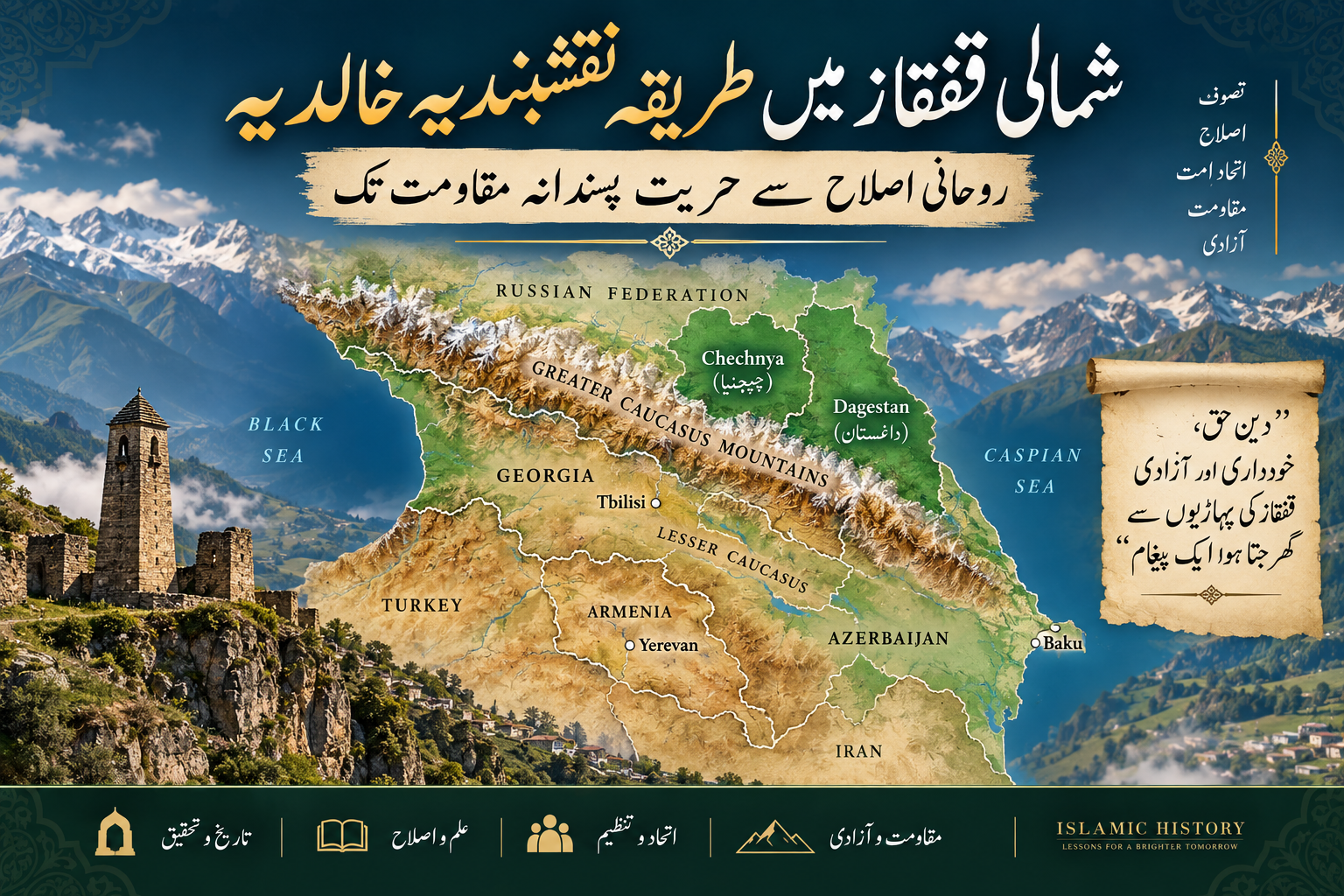 شمالی قفقاز میں نقشبندیہ خالدیہ | شیخ شامل اور حریت پسند تحریک
